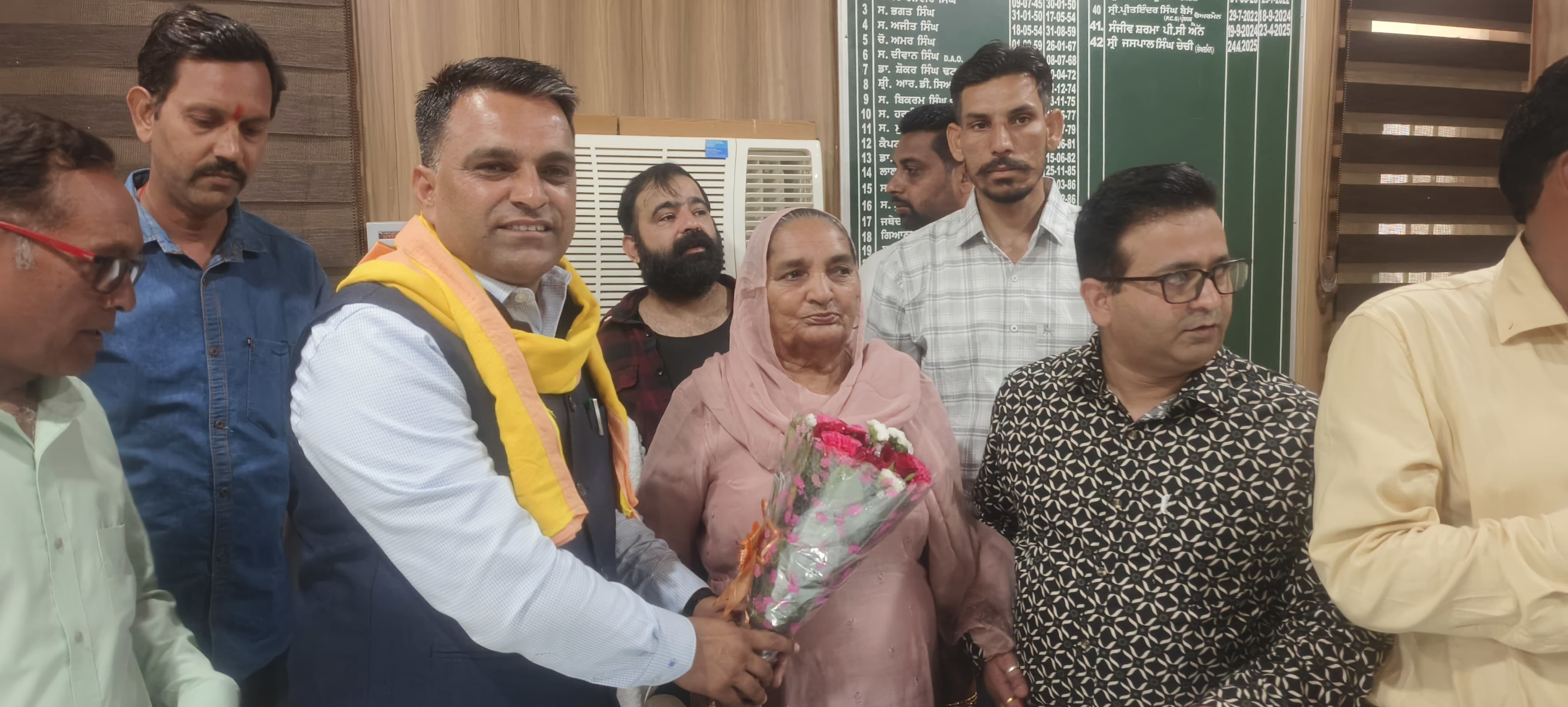 Jaspal Singh Chechi became the new Chairman of Market Committee Hoshiarpur.